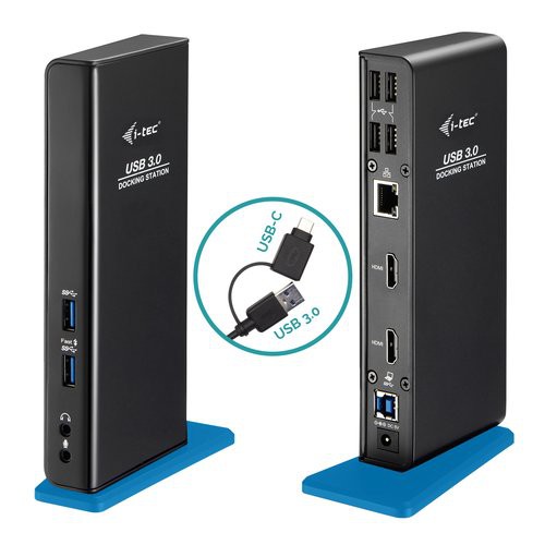 Image of DOCKING STATION I-TEC U3DUALHDMIDOCK USB 3.0/USB-C Dual HDMI075