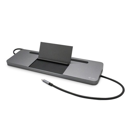 Image of DOCKING STATION I-TEC C31FLATDOCKPDPRO USB-C Metal Ergonomic 4K 3x Display with Power Delivery 85W075