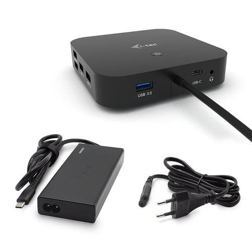 Image of DOCKING STATION I-TEC C31DUALDPDOCKPD65W USB-C Dual Display with Power Delivery 100W + CHARGER-C77W075