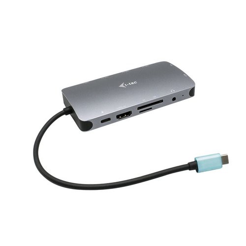 Image of DOCKING STATION NANO I-TEC C31NANODOCKVGAPD USB-C METAL HDMI/VGA with LAN + Power Delivery 100W075