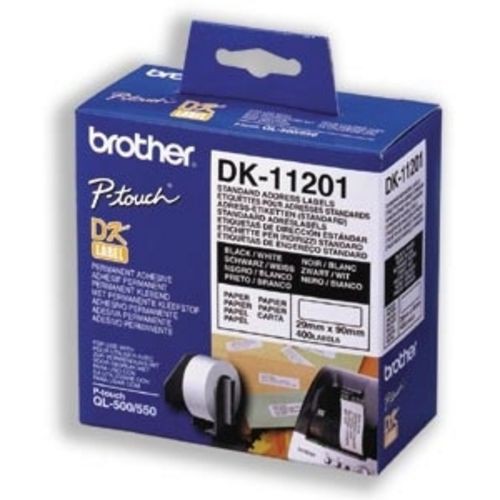 Image of ETICHETTE BROTHER DK-11201 CONF.400PZ ADESIVE 29x90mm X QL-500 QL-550 QL-560 QL-570 QL-700 QL-710W QL-800 QL-810W075