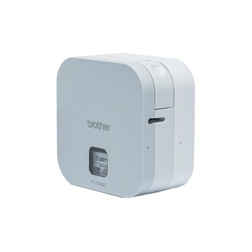 Image of STAMPANTE BROTHER P-Touch Cube PT-P300 X ETICHETTE fino a 12mm Alimentazione con batterie AAA o adattatore AD-24ES (nastri TZe)075