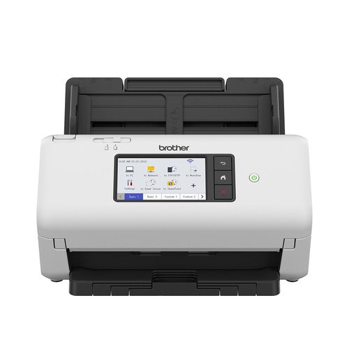 Image of SCANNER BROTHER DOCUMENTALE ADS-4700W A4 40PPM 600x600 dpi ADF 60FF DUPLEX LAN USB 3.0 WiFi Display Touch 10.9cm075