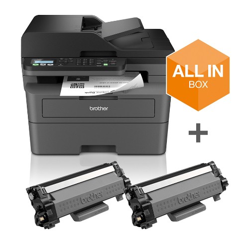 Image of MULTIFUNZIONE BROTHER LASER MFC-L2827DWXL A4 32PPM 128MB 250FF FAX ADF DUPLEX LAN USB2.0 WiFi Starter Kit Toner 6.000PP075