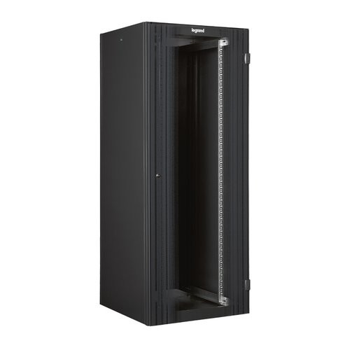 Image of ARMADIO RACK DA PAVIMENTO LEGRAND 33U 1626X600X600 PORTA IN VETRO 2 MONTANTI ANTERIORI RAL 7016075