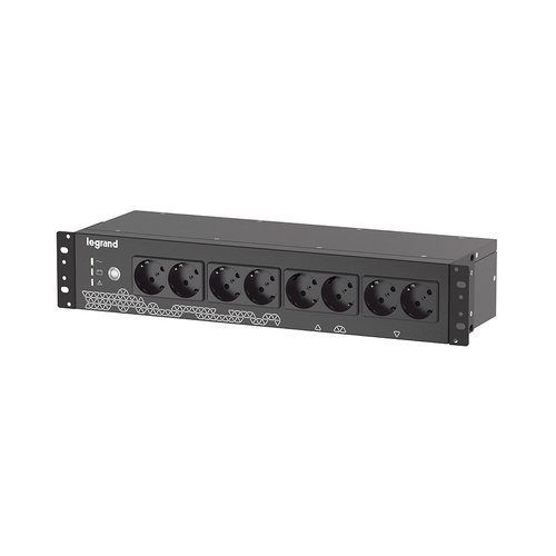 Image of UPS LEGRAND da RACK KEOR PDU 800VA prese 8 SHUKO - Nero075