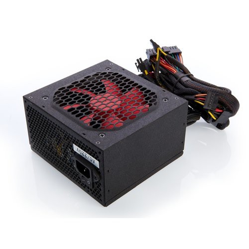 Image of ALIMENTATORE ITEK 550W ATX DESERT VENTOLA 12CM - 4 CONN. SATA - ADATTATORE 20+4 PIN - Active PFC - ITPSD550075