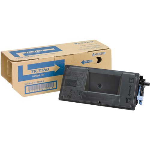 Image of TONER KYOCERA TK-3160 Bk 12.500PP x M3145dn M3645dn M3655idn M3660idn M3860idn M3860idnf P3145dn P3150dn P3155dn P3260dn075