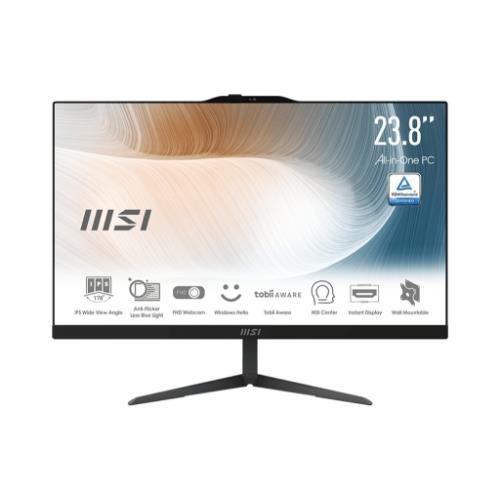 Image of ALL IN ONE MSI Modern AM242 12M-661XIT 23,8" i5-1235U 8GB SSD512GB Tastiera Mouse NO SISTEMA OPERATIVO Nero075