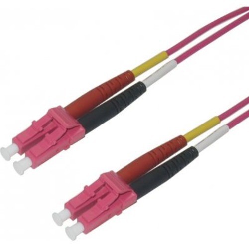 Image of Fiber Patch Cord OM4 Multimode Heather Violet 1.6 mm DUP-ZIP, LC/UPC-LC/UPC, 5.0 Meters
