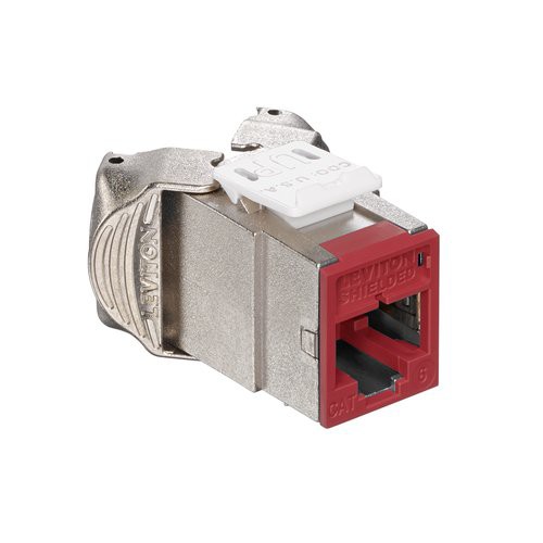 Image of Connettore Schermato Atlas-X1 Cat 6 Jack Tool-free - Dark rosso075