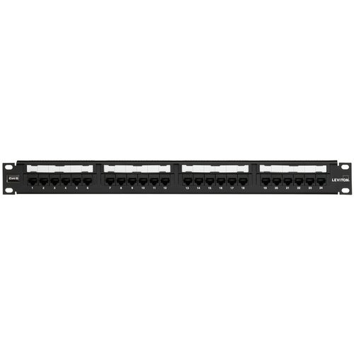 Image of 24-Port 1U Cat 6 UTP 110-Style Patch Panel with Earthing and CMC075