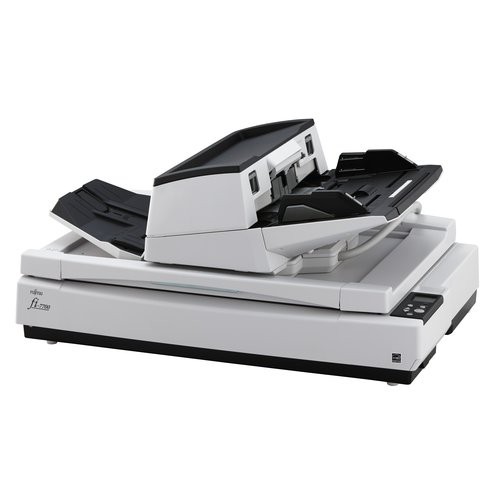 Image of SCANNER FUJITSU FI-7700S 58ppm A3 ADF flatbed simplex - PaperStream Capt, ScanSnap Manager, 2D bar mod-12 mths OS NBD warr075