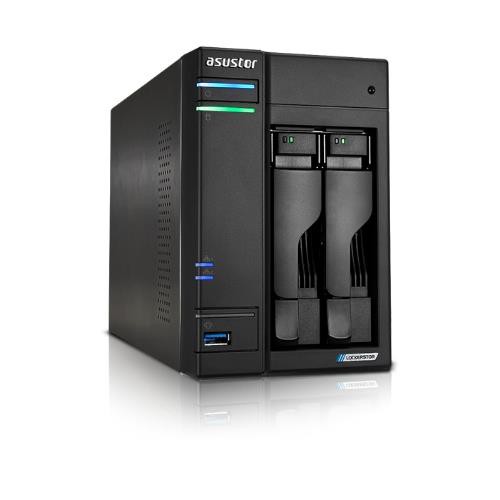 Image of ASUSTOR NAS TOWER 2 Bay + 4x M.2 NVMe , Intel Celeron N5105 Jasper Lake Quad-Core, 4GB (16GB MAX) , 2.5 GbE x 2, .. AS6702T075