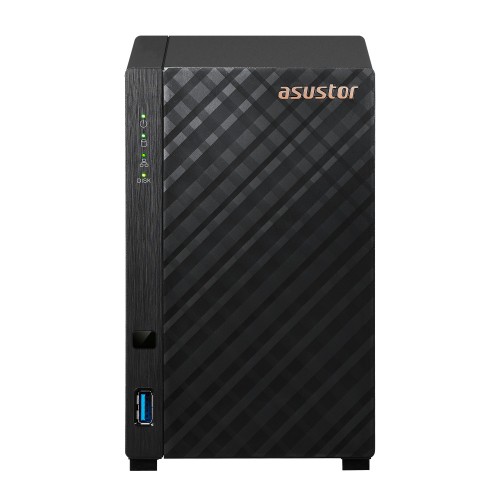 Image of ASUSTOR NAS TOWER 2 bay (3.5''), Realtek RTD1619B, Quad-Core 1.7GHz, 1GB, 1GbE x1, USB x2, WOW (Wake on WAN).. AS1102TL075