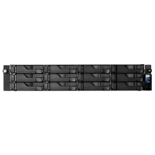 Image of ASUSTOR NAS 2U RACK 12 Bay +2 M.2 PCIe/SATA, Intel Xeon E-2224 4Core, 8GB ECC (128GB MAX) , GLAN x4, USB 3.2 x4, 2X550W , 5Y ..075