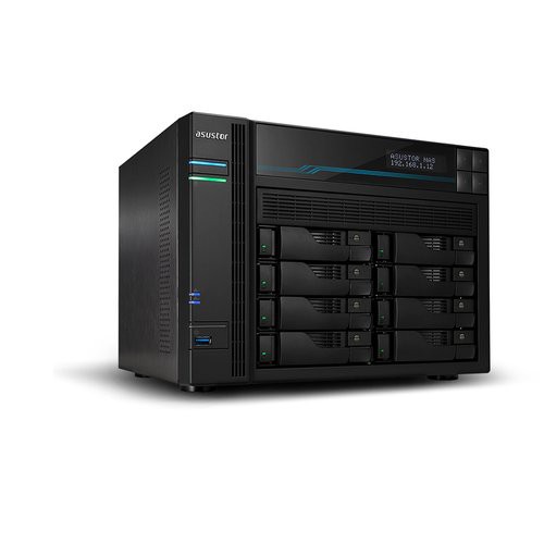 Image of ASUSTOR NAS TOWER 8 Bay + 2x M.2 PCIe/SATA, Intel ATOM C3538 4Core, 8GB RAM, 10 GbE x2, 2.5 GbE x2, USB 3.2 x2 .. AS6508T075