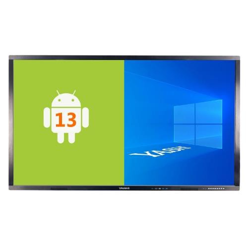 Image of MONITOR INTERATTIVO TOUCH YASHI 75" LY7513 LCD 4K TYPE-C 4GB RAM ANDROID 13, staffa a muro inclusa075