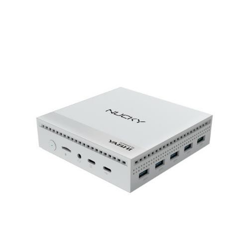 Image of PC YASHI NUCKY NY290 QuadCore N100 8GB 256GB SSD HDMI FANLESS WHITE W11P075