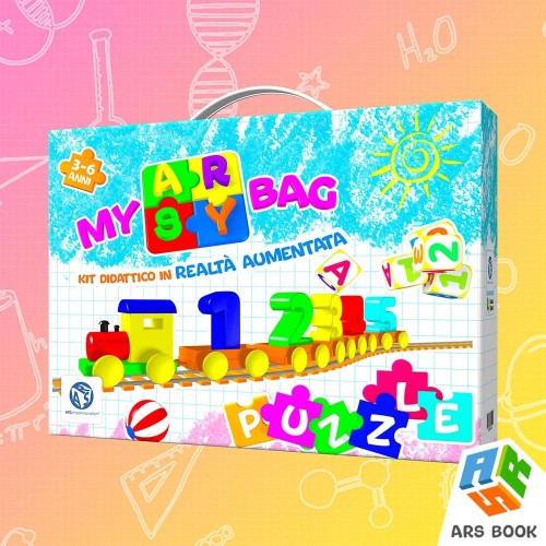 Image of MY ARSY BAG-Kit didattico con n. 2 Puzzle in AR, 120 card con parole, lettere e numeri-INF-ARSY075