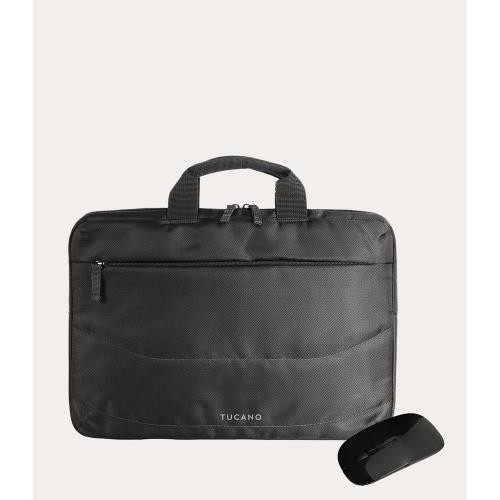 Image of Borsa TUCANO idea pc BUNDLE bag 13/14" Nero + mouse - BU-BIDEA1314-WM-BK075