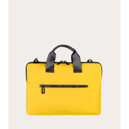 Image of BORSA TUCANO GOMMO SUPERSLIM 13"/14", GIALLO, PER NOTEBOOK 14" E MACBOOK AIR 15" - BSGOM1314-Y075