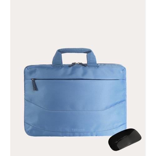 Image of Borsa TUCANO idea pc BUNDLE bag 15.6" AZZURRO + mouse - BU-BIDEA-WM-Z075