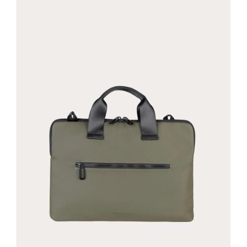 Image of BORSA TUCANO GOMMO SUPERSLIM 13"/14", VERDE MILITARE, PER NOTEBOOK 14" E MACBOOK AIR 15" - BSGOM1314-VM075