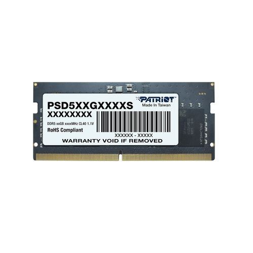 Image of DDR5 x NB SO-DIMM PATRIOT 16GB 5600MHz - PSD516G560081S075