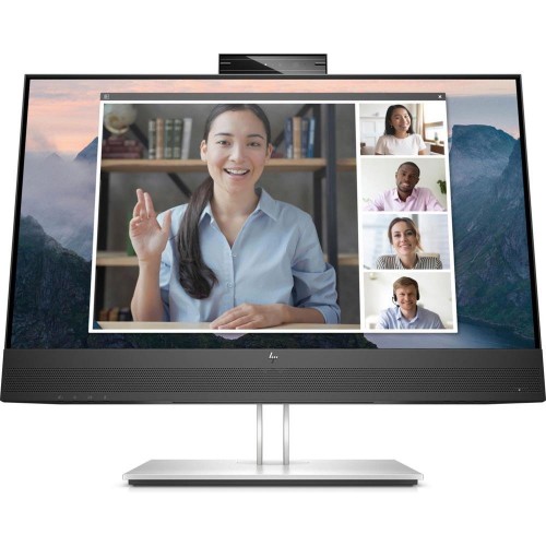 Image of MONITOR HP LED 23.8" Wide E24mv 169L0AA IPS 1920x1080 5ms 250cd/m² 1000:1 (10.000.000:1) 2x2W MM WEBCAM PIVOT Reg.H VGA HDMI D075