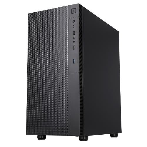 Image of CASE ITEK SILENT M.TOWER "SYLENT 03",FRONT 1*USB3 + 2*USB2 + AUDIO - BK -ITGCSY03N075