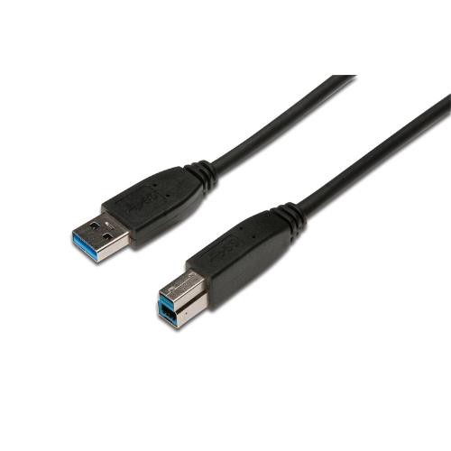 Image of CAVO DIGITUS USB 3.0 A TO USB B, M-M, 1,8MT, (TIPO STAMPANTE), NERO, AK300115018S075