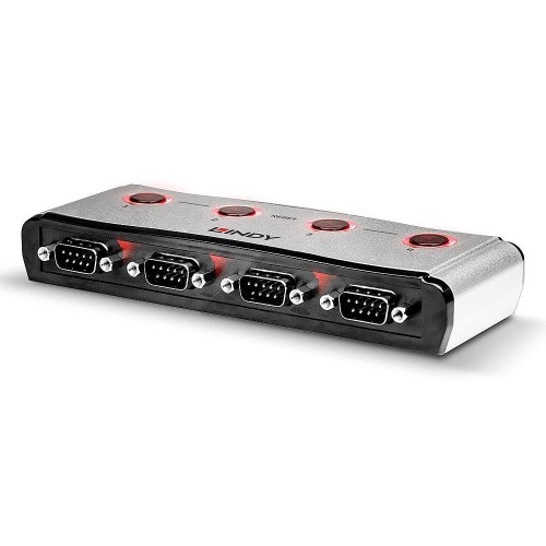 Image of CONVERTER LINDY USB "A" a RS232 Seriale 9pin 4 PORTE MASCHIO - 42858075