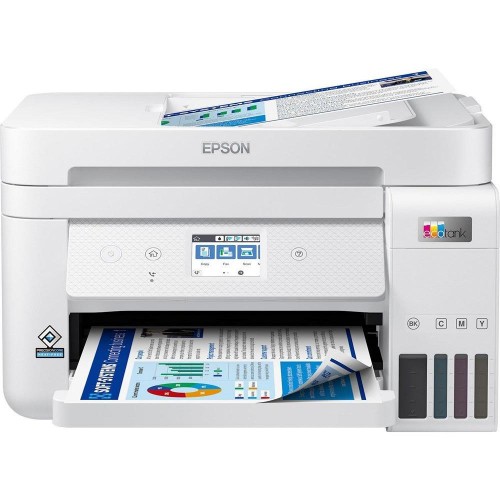 Image of MULTIFUNZIONE EPSON EcoTank ET-4856 A4 33/20PPM 250FF FAX ADF DUPLEX LAN WiFi USB Epson Connect Display LCD075