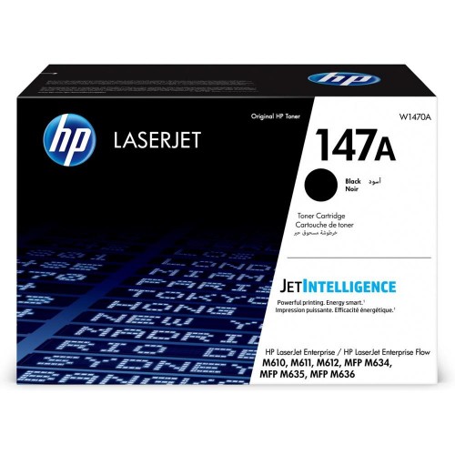 Image of TONER HP W1470A n. 147a Nero 10.500PP X M610 M611 M612 M634 M635 M636075