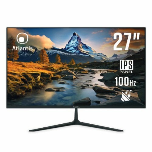 Image of MONITOR ATLANTIS LED 27" Wide A05-HE27IF-VHDM IPS 1920x1080 100HZ 5ms 240±10cd/m² 1.000:1 VESA MM VGA HDMI DP nero075