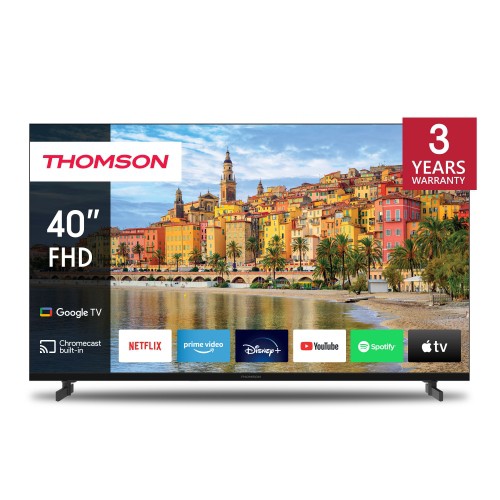 Image of TV THOMSON LED 40" 40FG2S14 SMART GOOGLE TV DVB-T2/S2 FHD CI+ 3XHDMI 2XUSB -TELECOMANDO RETRO ILLUMINATO VESA075