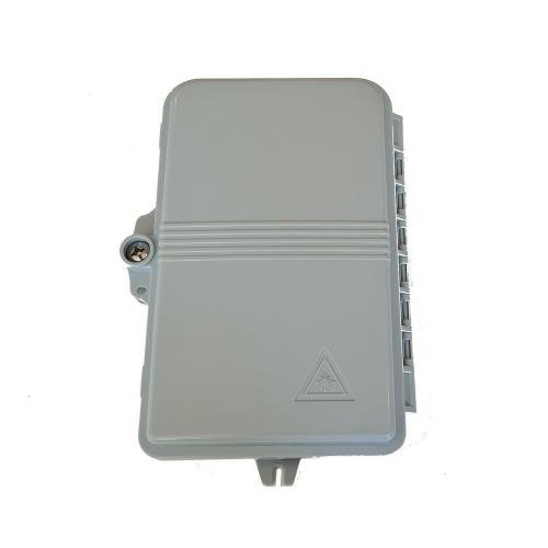 Image of CASSETTO DA ESTERNO 4 PORTE (8 FIBRE) PER CONNETTORI FIBRA OTTICA SC SIMPLEX O LC DUPLEX PER APPLICAZIONI FTTH IP67 - LKBOXFT4S075